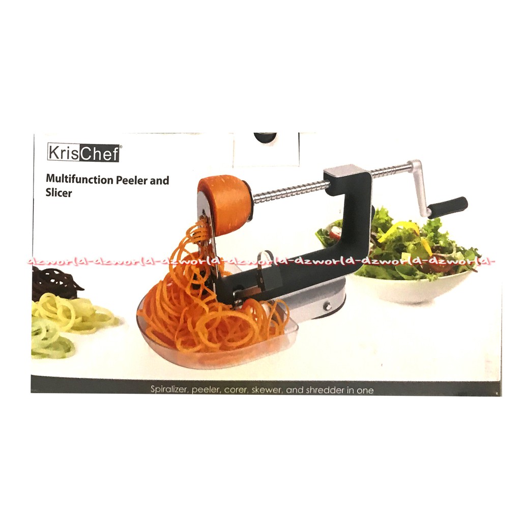 Krischef Multifunction Peeler And Slicer 2 In 1 Pengupas Dan Pengiris Sayur Dan Buah