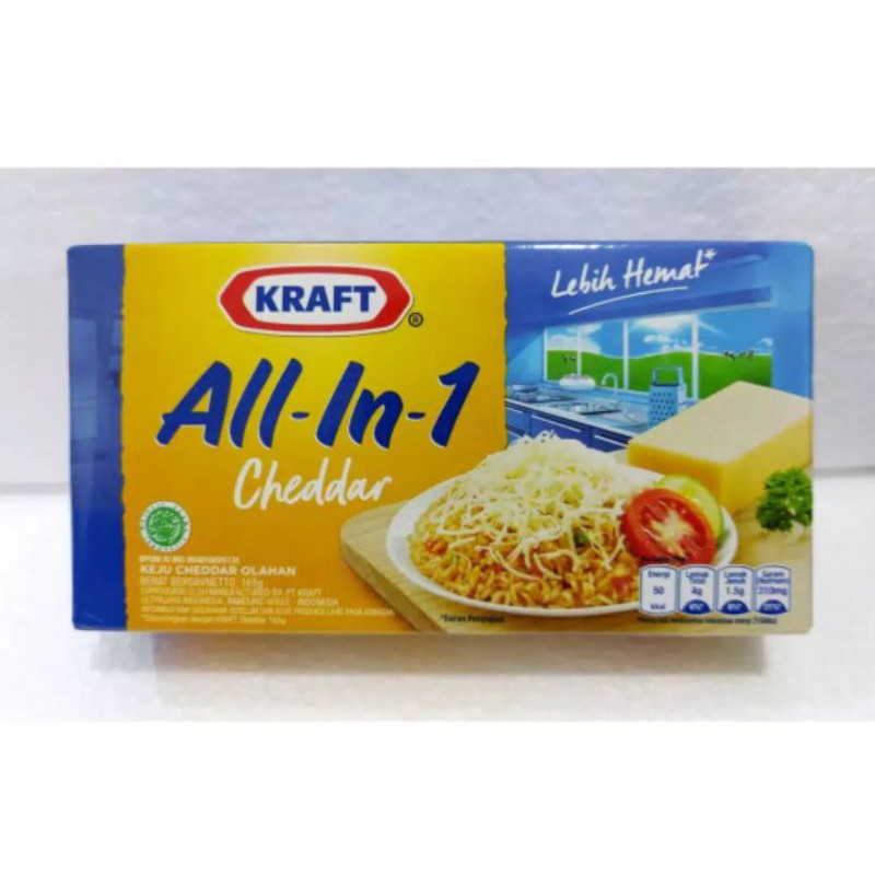 

Keju Kraft All in one 165gr // keju kraft cheddar