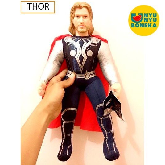 Boneka spiderman ironman avengers batman thor superman capten hulk maenan anak laki superhero kapten