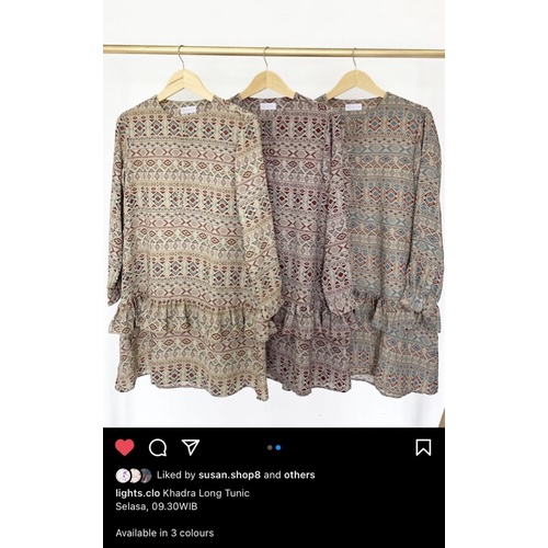 NEW Khadra Tunik Maroon by Lights.Clo