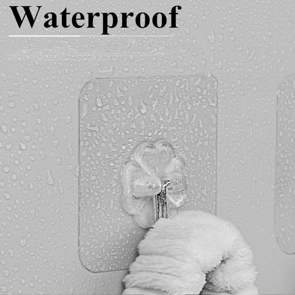 [Elegan] Hook Gantung Baju Kunci Kamar Mandi Penyimpanan Pothook Transparan Gantungan Kait Tempel Di Dinding Seamless Stiker Hook Self Adhesive Pothook