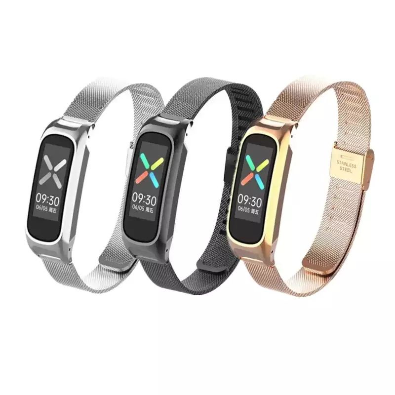 Silvertech Strap Metalic OPPO Band Tali Pengganti OPPO Band Berbahan Metal Magnetic Strap OPPO