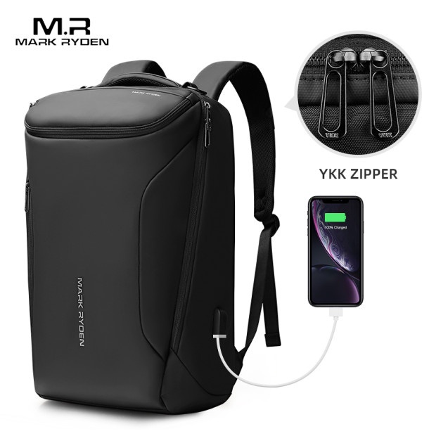 Mark Ryden Tas Ransel Laptop Kerja Backpack Pria USB 15.6 Inch MR9031