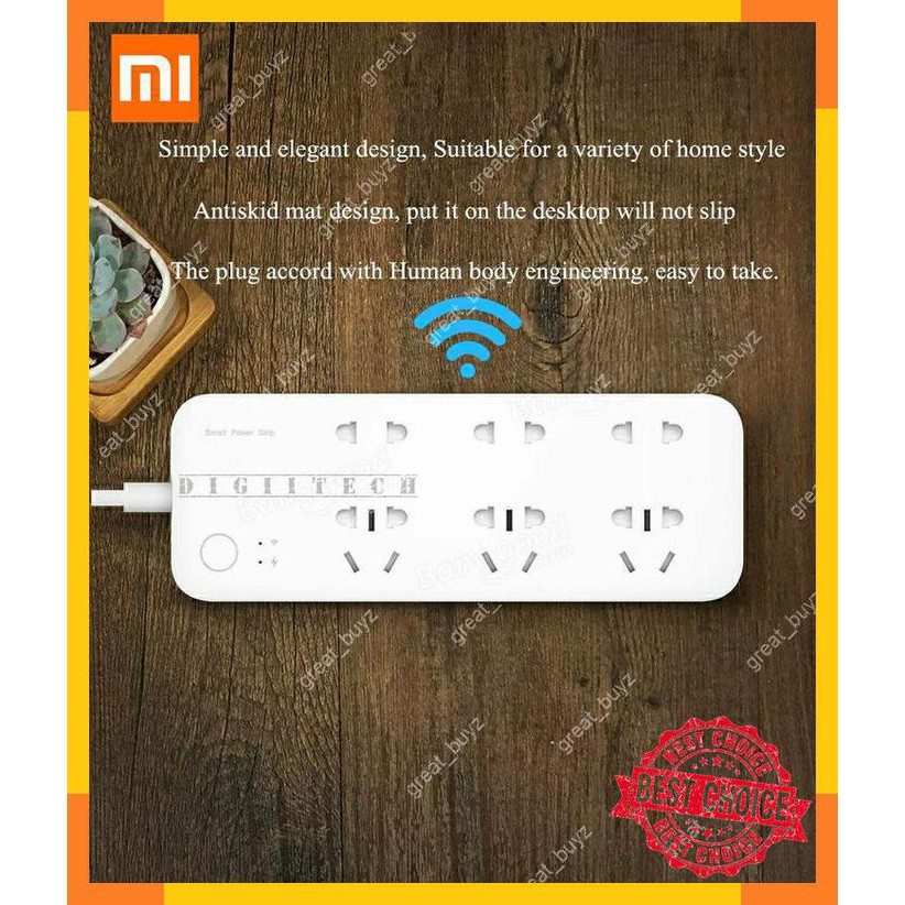 Xiaomi Wifi Smart Power Strip 6 Socket Original