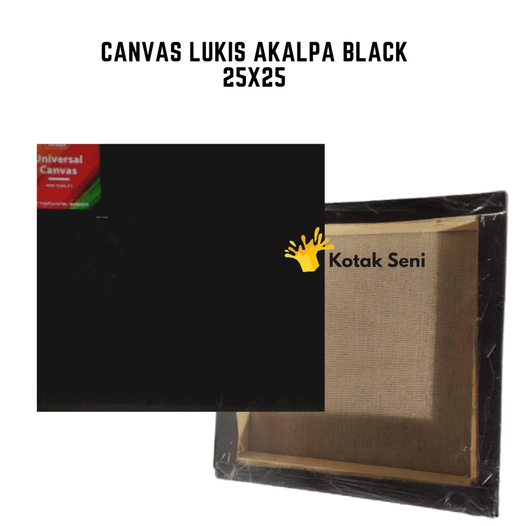 

Akalpa Kanvas Lukis Hitam Ukuran 25x25 cm / Kanvas Hitam