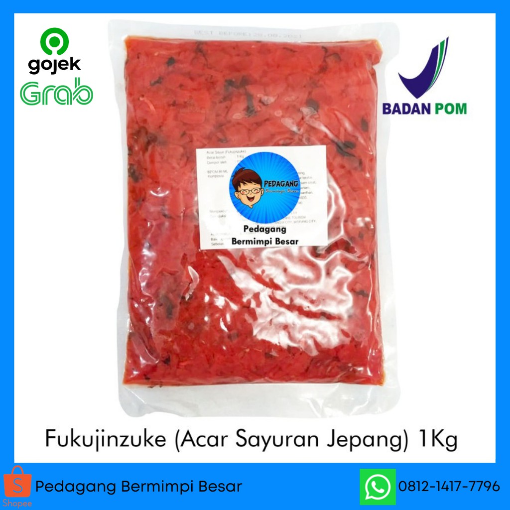 

Fukujinzuke 1Kg | Fukujinsuke 1Kg | Acar Sayur Jepang | Acar Sushi