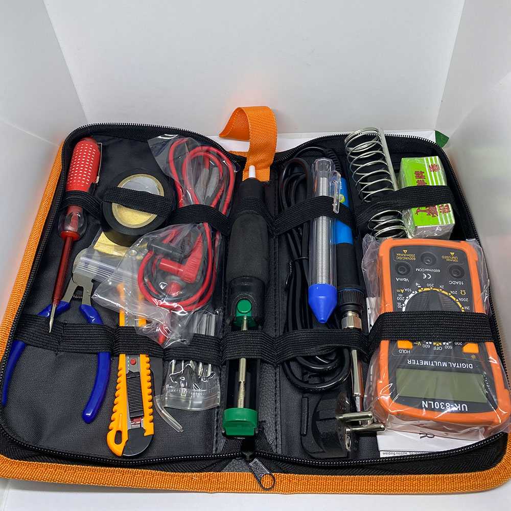 GIJ - HandsKit Soldering Iron Tool Kit 110V 60W