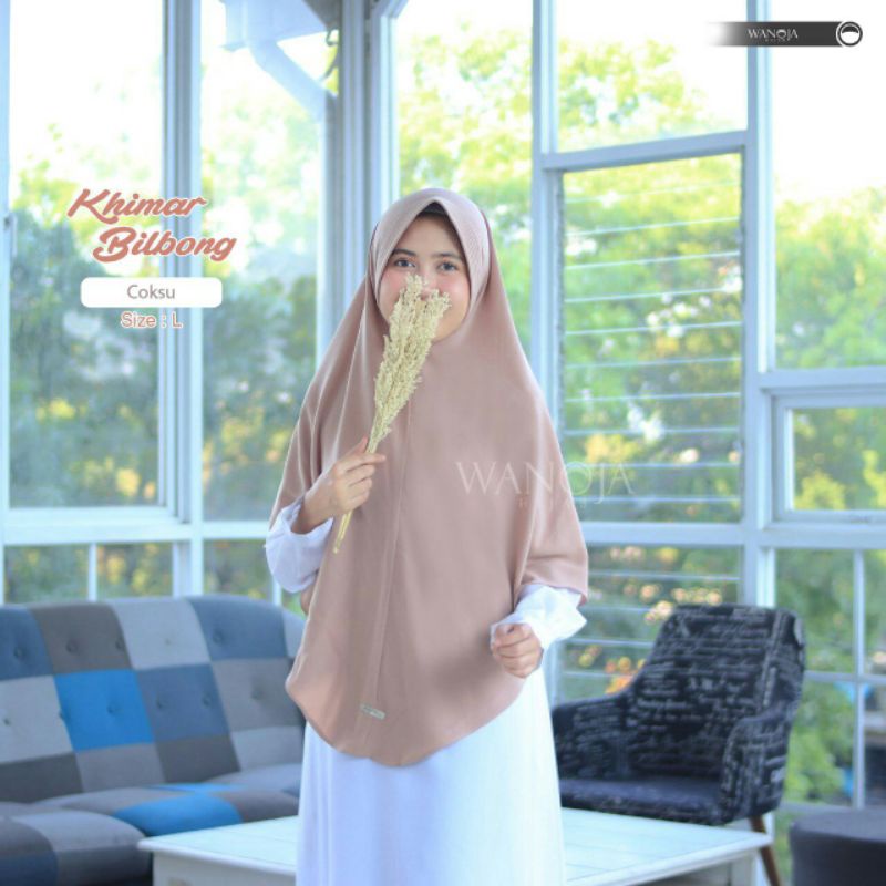 [WANOJA] KHIMAR BILBONG HIJAB INSTAN KERUDUNG JILBAB