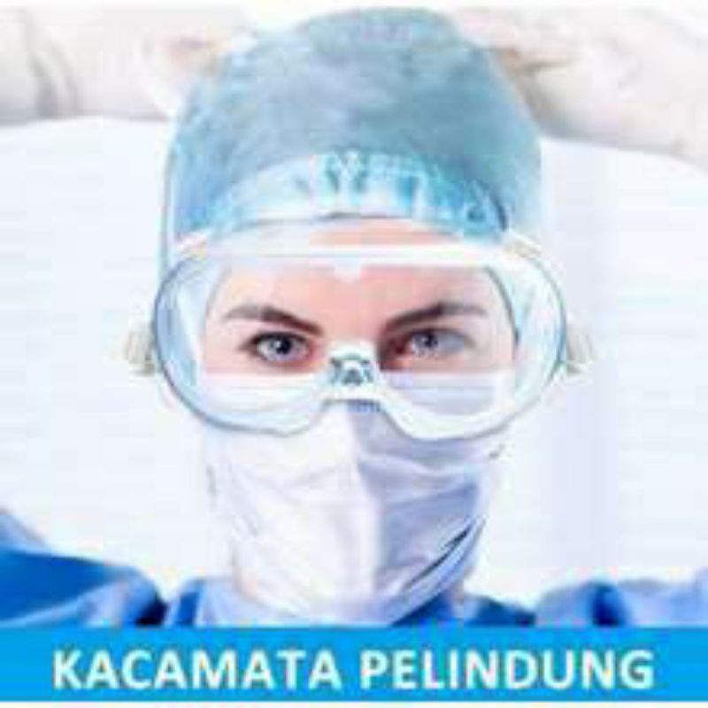 COD Kacamata Safety Goggle Melindungi dari droples, api pengelasan,  gas bawangl