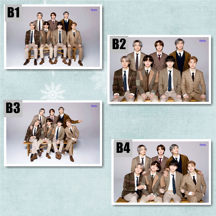 Poster BTS festa 2021 8th anniversary family portrait Jungkook V Jimin Jin Suga KPOP VER 1