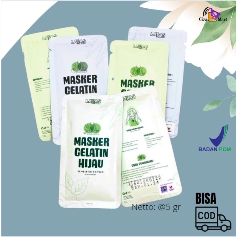 Masker Gelatin Masker dan Pembersih Komedo