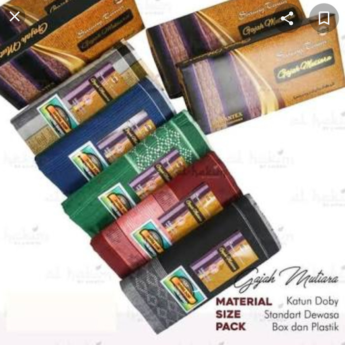 sarung THR gajah mutiara