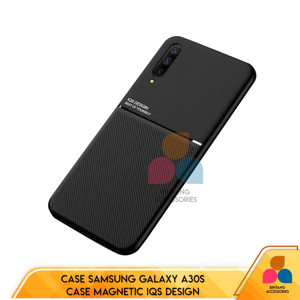 Case Samsung A30s Case Magnetic IQS Design Soft Casing Bintang Acc