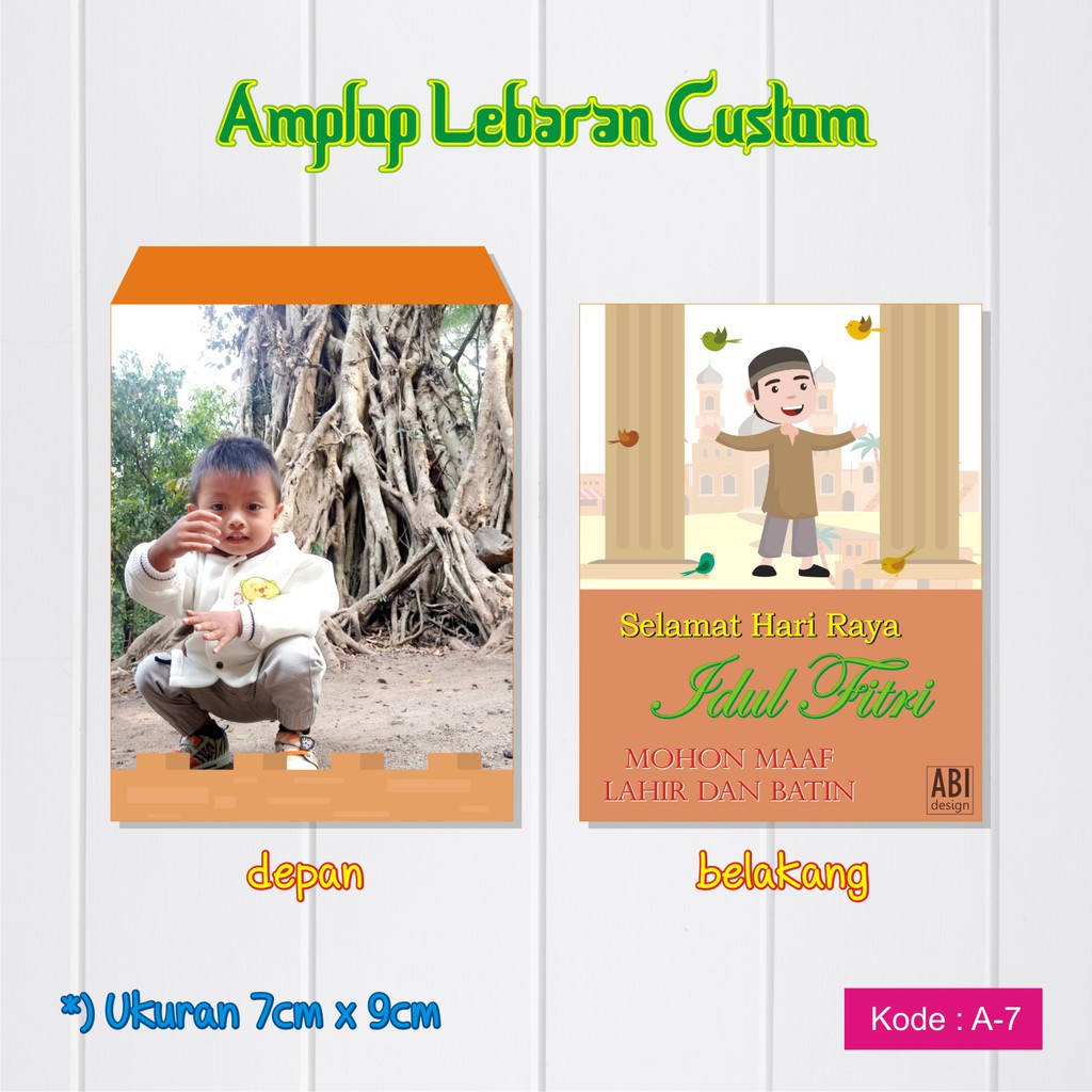 A 7 Amplop Lebaran Amplop Foto Amplop Custom Amplop Unik