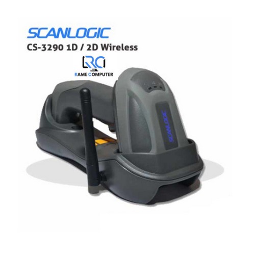 SCANLOGIC Scanner Barcode CS 3290 Wireless CS3290 USB &amp; RS232 1D