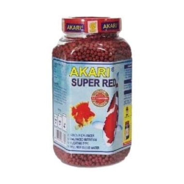 AKARI SUPER RED SIZE 2MM MEDIUM 300 GR PELET KOI AKARI SUPER