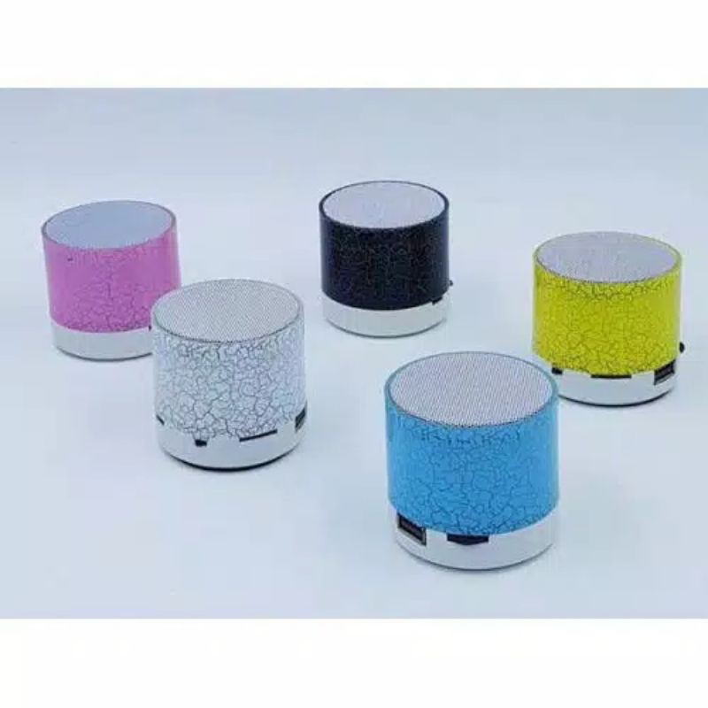 [PROMO]speaker bluetooth lampu retak music portable mini support mmc usb flashdisk