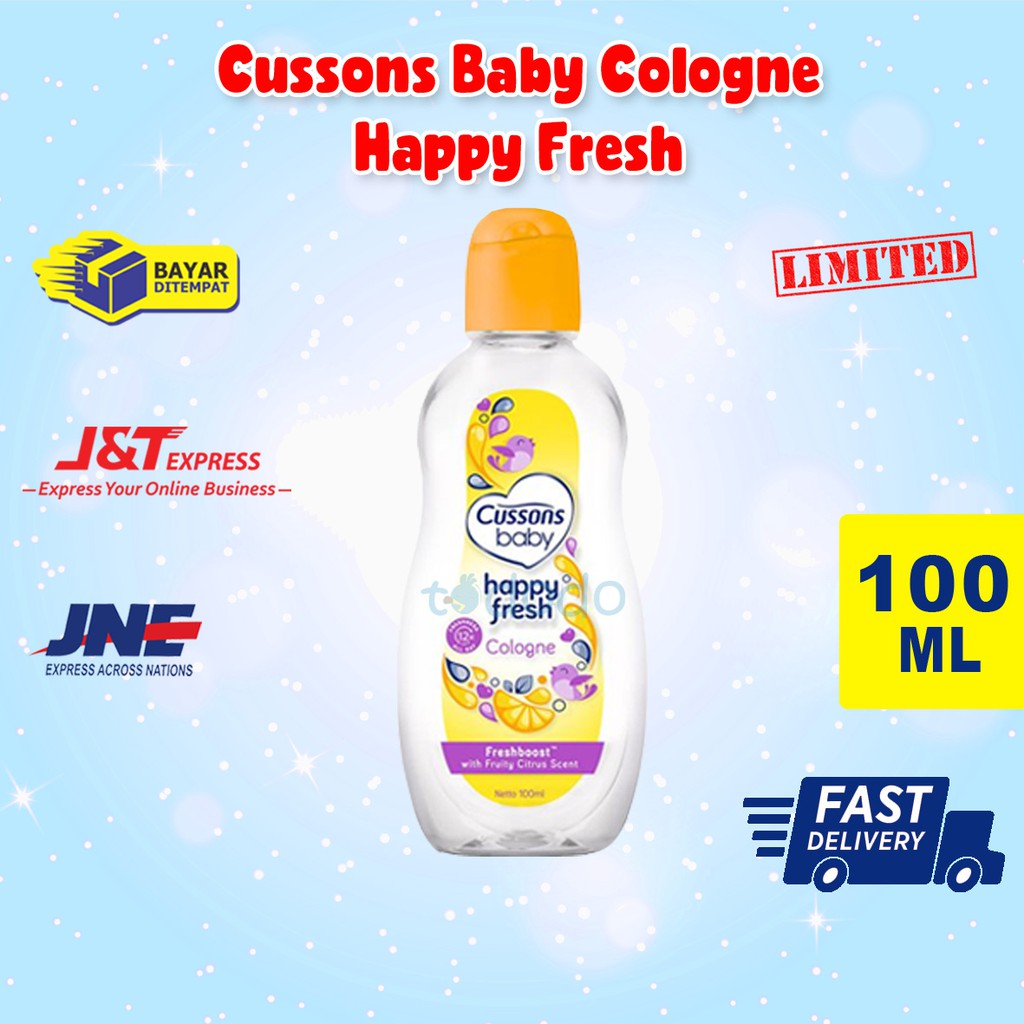 Cussons Baby Cologne Happy Fresh 100ml / Parfum Bayi