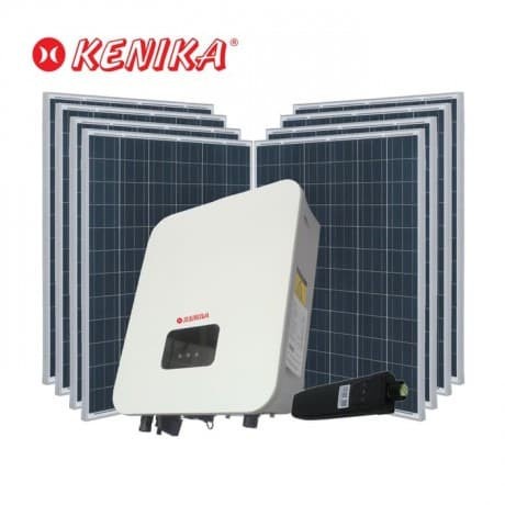 PAKET MURAH DIY PLTS RUMAH 3000W SOLAR INVERTER + 16 PV 200WP PA-N3000