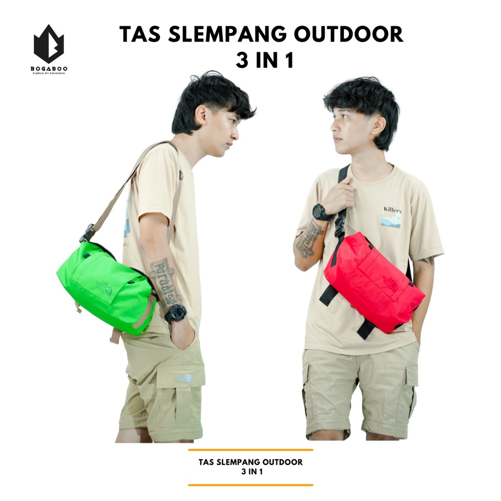 Tas Slempang Outdoor 3 in 1 - Sling BAG TNF