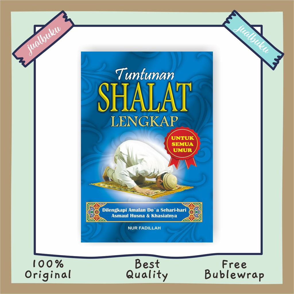 DISKON 8.8 : Buku Tuntunan Sholat Super Lengkap