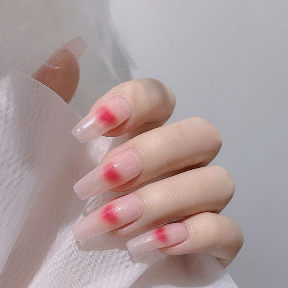 Mxbeauty Stiker Nail art Lucu Halus Transparan Tahan Air DIY Ultra-Tipis Manicure Aksesoris