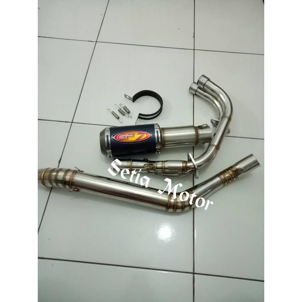 #9912 Knalpot Cbr 250/Ninja 250/ R25/ Mt25/Z250/ RR Mono 250 R/Full GP7
