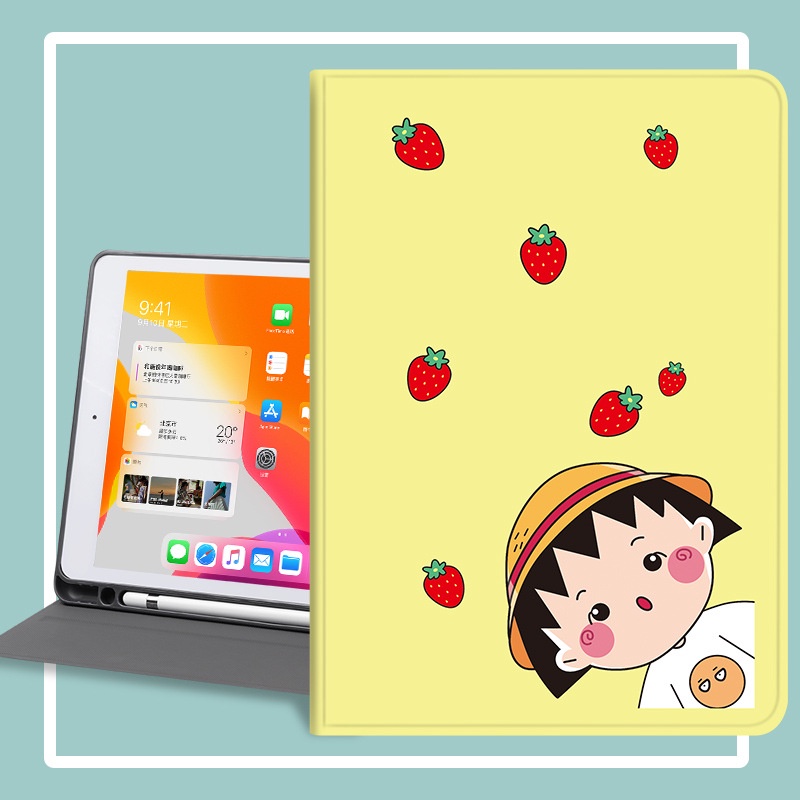 Case Pelindung Bahan Silikon Kulit Motif Kartun Untuk Ipad Air 3 Mini 5 Mini 4 2019 10.2 Inch