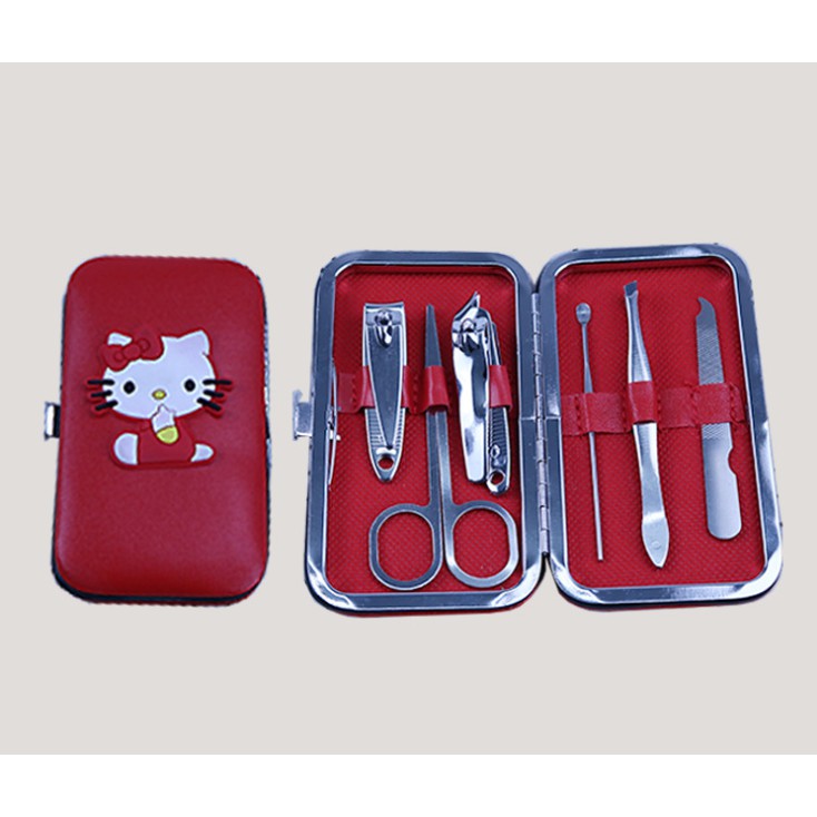 Manicure Pedicure Set 6 in 1 / Set Manicure Karakter Lucu / Meni Pedi Set IMPOR / Perawatan Kuku