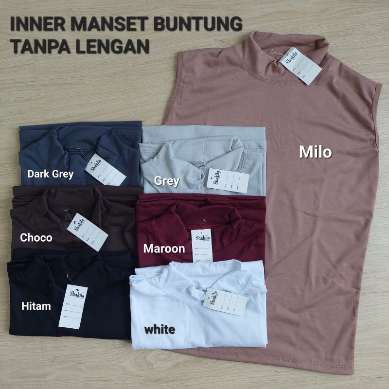 Manset Buntung inner kaos tanpa lengan manset kaos wanita kutung