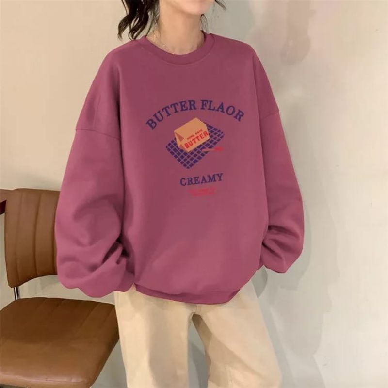 BUTTER FLAOR SWEATER UNISEX FLEECE TERBARU'