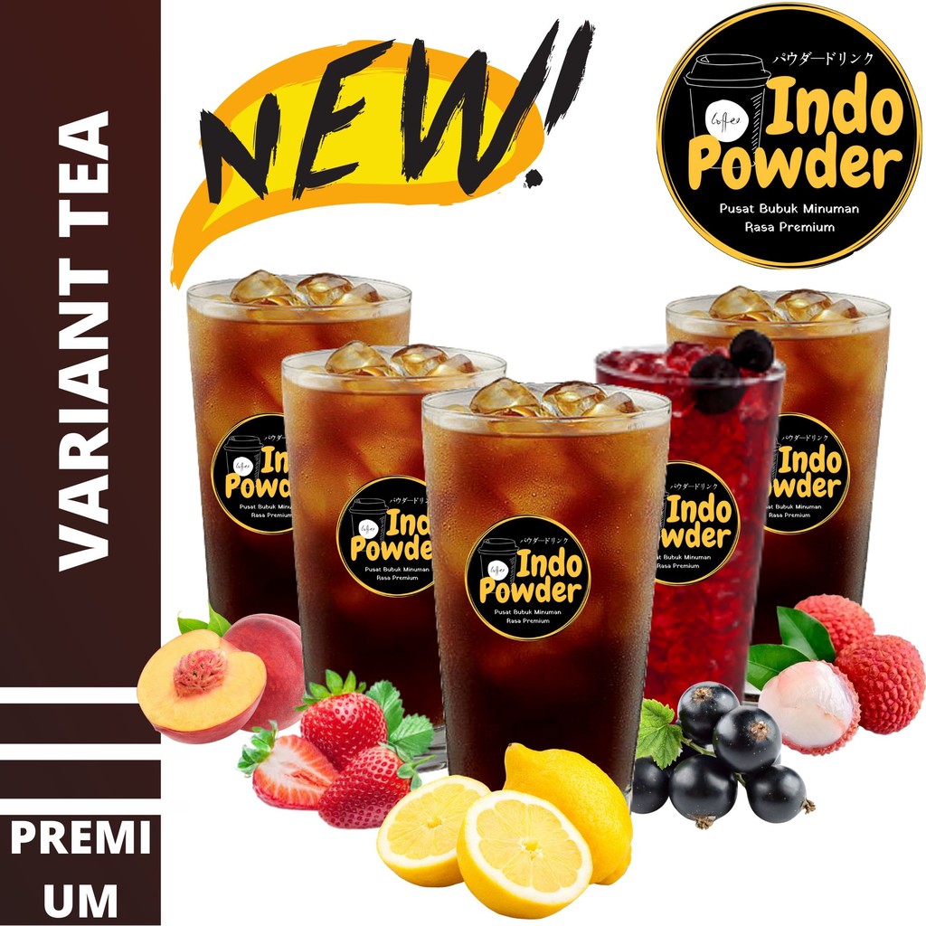 FREEZ'U PREMIUM MANGO TEA 1Kg - Bubuk Minuman MANGO TEA 1Kg - MANGO TEA Bubuk 1Kg - MANGGO TEA