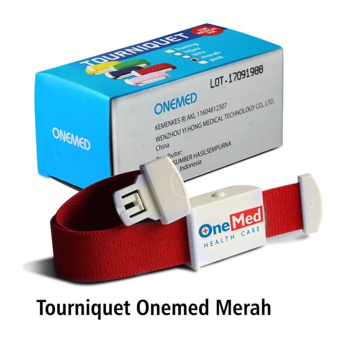 Tourniquet Onemed Warna Merah