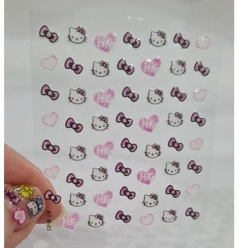 Hello Kitty Water Transfer Nail Art Sticker