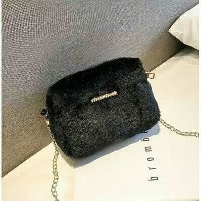 CIO Tas Import Tas Selempang Wanita Lucu Bulu Gaya Unik MICHELE STEIN Tas Doctor Hand Bag CIODF68 Mini Slingbag Korea BISA COD