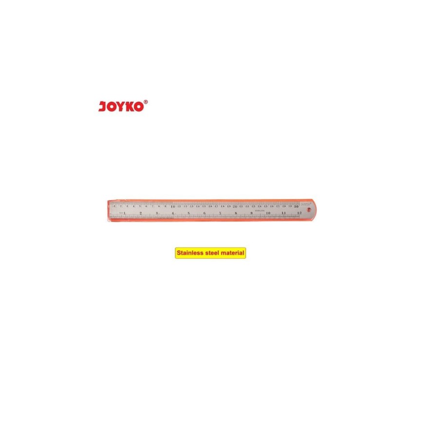 

Penggaris Besi / Stainless Steel Ruler Joyko RL-ST30 30 cm