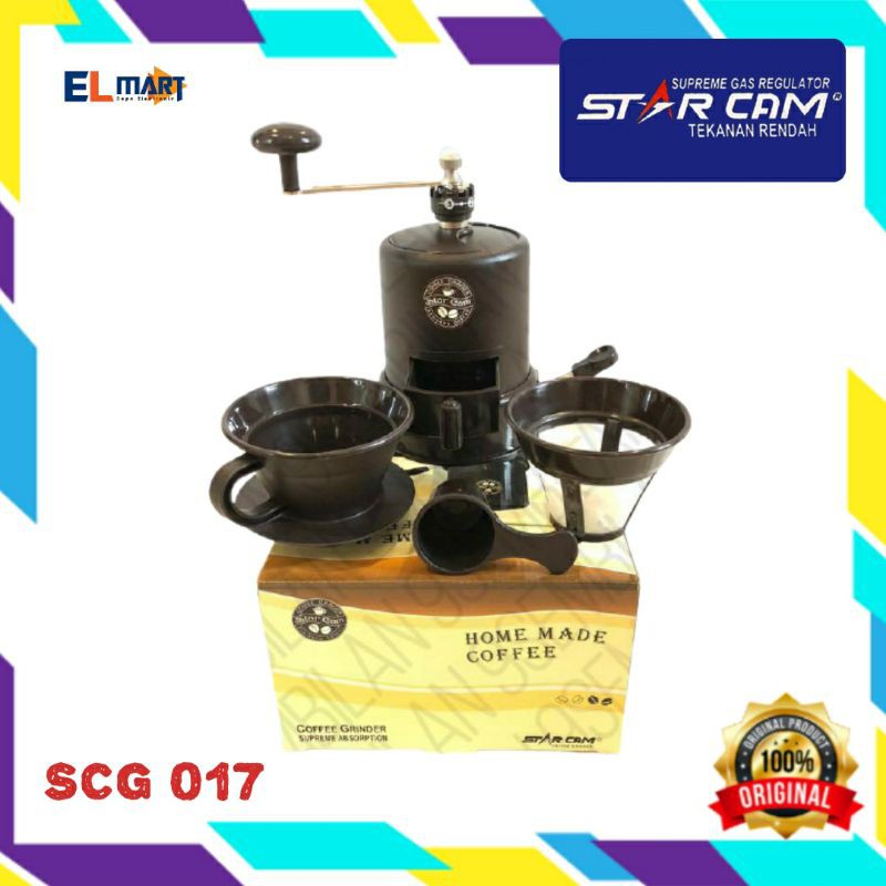 Starcam manual coffee grinder SCG 017 gilingan biji kopi manual startec