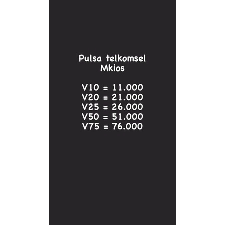 pulsa telkomsel mkios