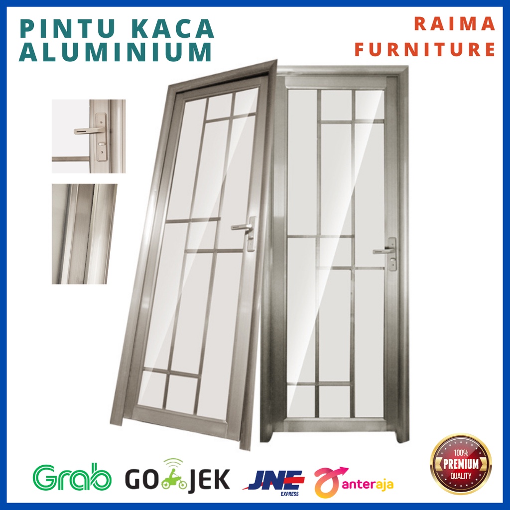Jual Full Set Pintu Kamar Mandi Motif Kotak Garis Pintu Kamar Mandi