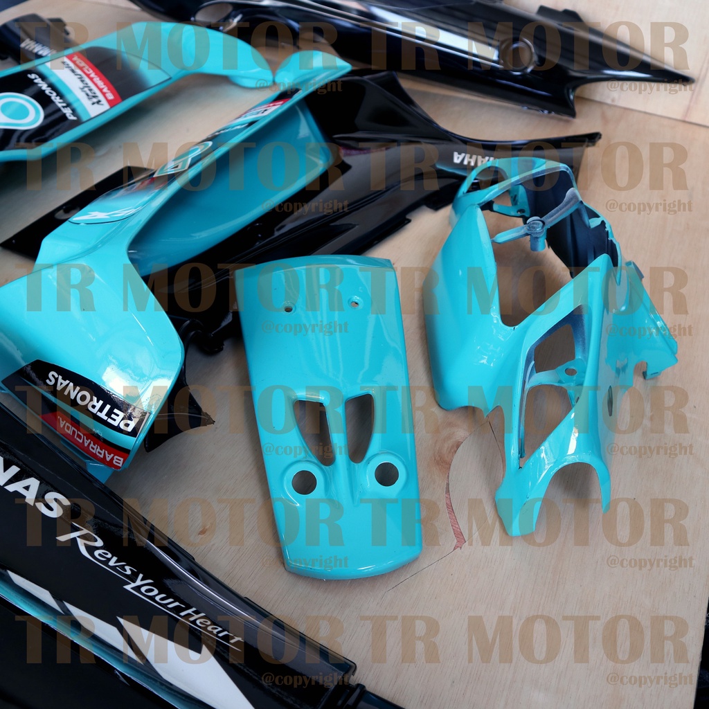 Cover Body Fizr F1zr Petronas Biru Tosca  Full Set Halus Cover Bodi Yamaha Fiz r