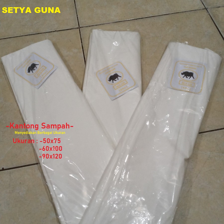 Plastik sampah Putih