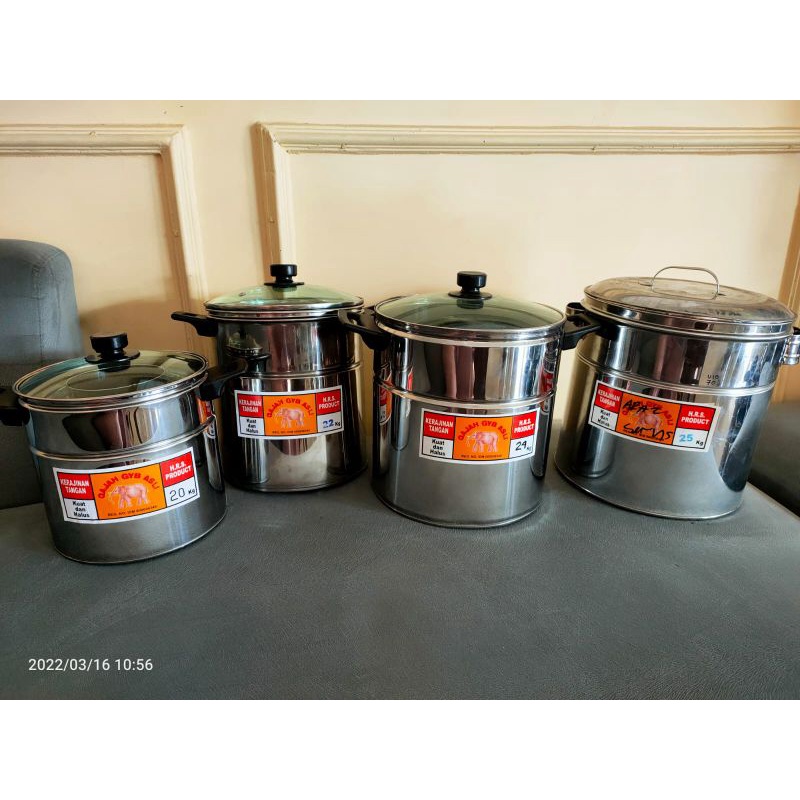 Panci Dandang Bakso Tutup Kaca Mini