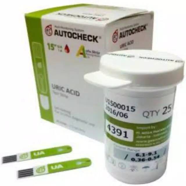 AUTOCHECK STRIP URIC ACID STIK ISI ULANG ASAM URAT UA