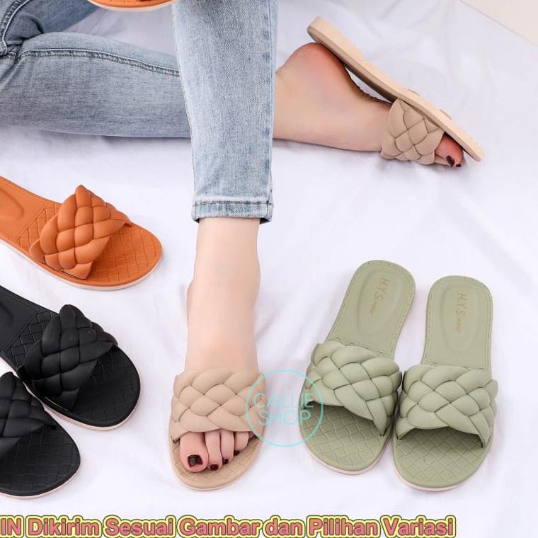 ♣ Sandal Selop Wanita Jelly HYS 2063-2 2132 HYSTAMBANG ✧