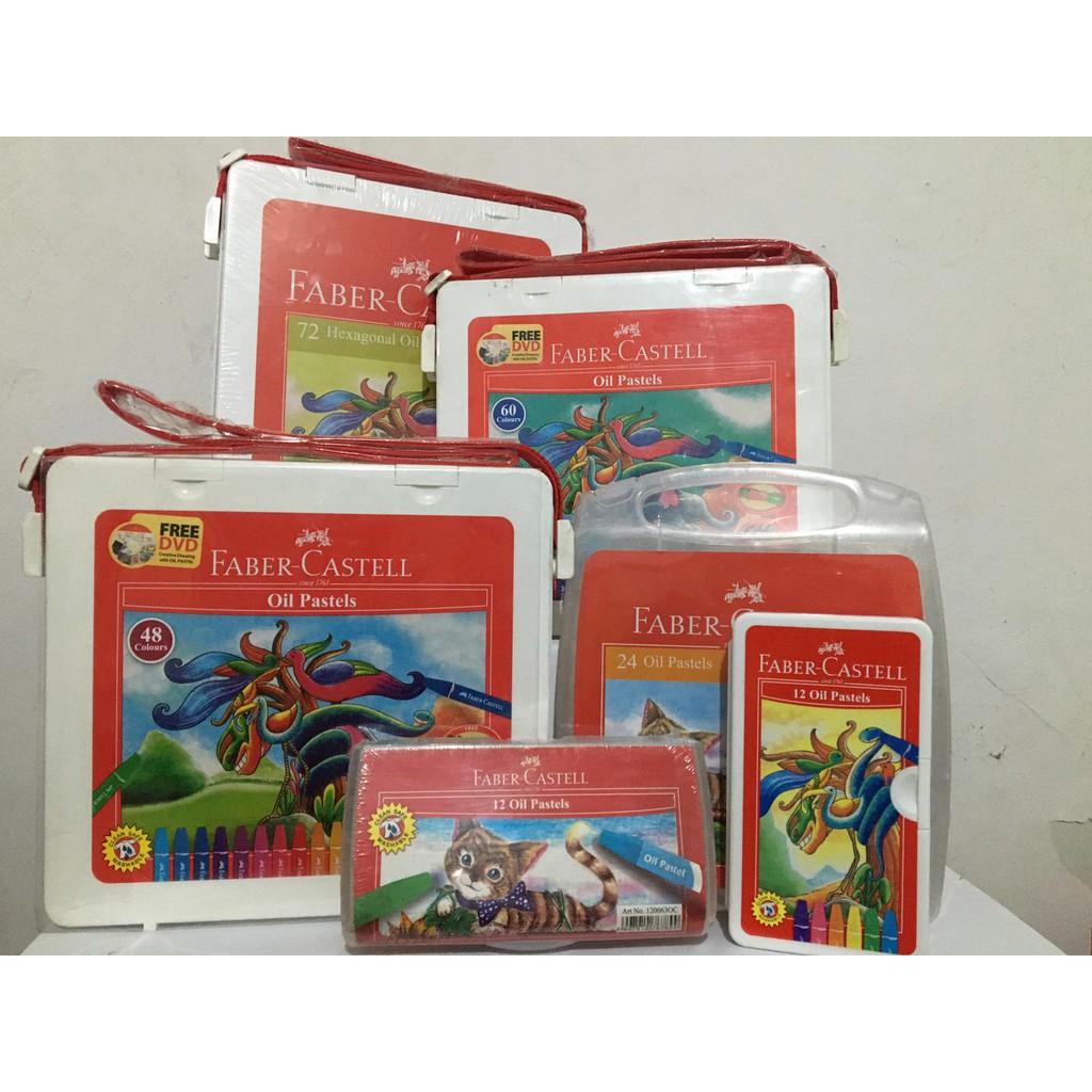 

Faber Castell Oil Pastels Crayon Warna 12/24/36/48/60/72