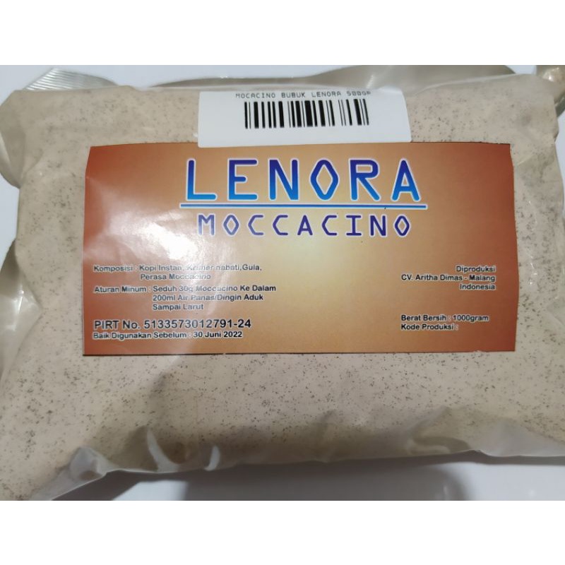 

Bubuk Minuman Moccacino Lenora 500gr/ Lenora Mocacino