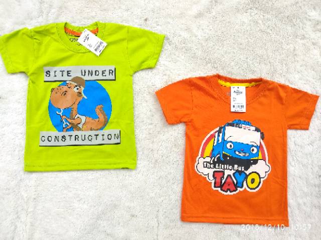 Kaos Anak ADA HANG TAG POLYBAG 1 3 5 Kaos anak murah