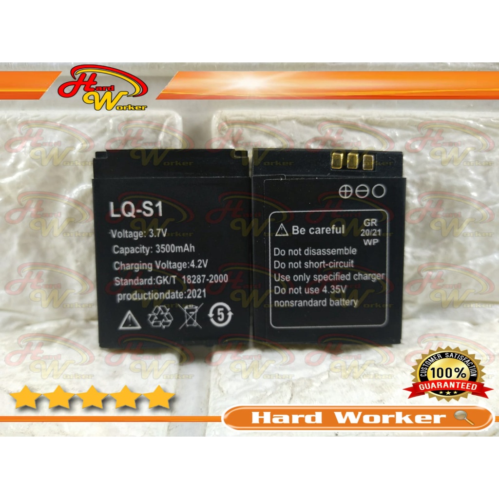 Baterai Battery Batery Batre Double Power Smart Watch LQ-S1 DZ09 / U9 / U10 / A1 / Mito 555 Doublepo