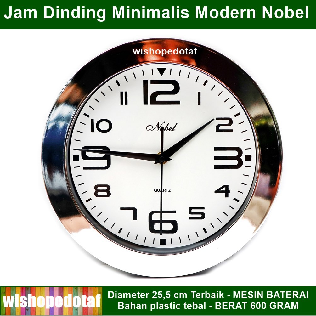 Jam Nobel Minimalis Dinding