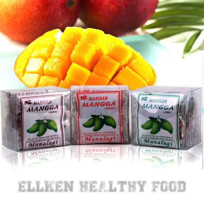 

tradisional-minuman- manisan mangga mika 5's manis hl ellken healthy food - manis -minuman-